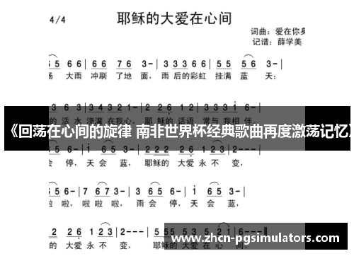 《回荡在心间的旋律 南非世界杯经典歌曲再度激荡记忆》